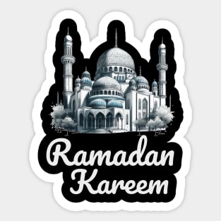 Ramadan Kareem Fasting Mosque Sticker